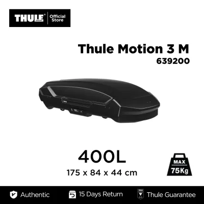 Thule Motion 3 M 639200 Rooftop Cargo Box - 400L - Load Capacity 75kg