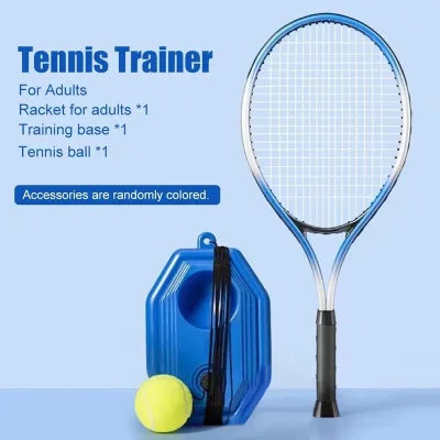 Children Tennis Rackets Tennis Adult Single Beginner with Rope Trainer Rebound Self-Practice Artifact Automatic Suit