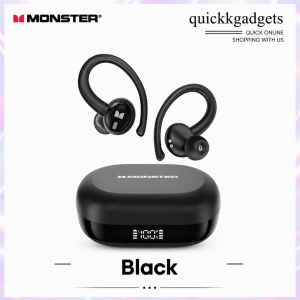 MONSTER - N-LITE 216 WIRELESS EARBUDS WITH EARHOOK | IPX6 PERFECT FOR GYM & ALL-DAY LISTENING (1 YEAR WARRANTY)