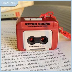 【SHANGZE4】 Âm nhạc hộp mặt dây chuyền keychain cổ điển di động tự làm âm nhạc hộp phong trào keychain nhạc cụ đồ chơi âm nhạc giai điệu quà tặng