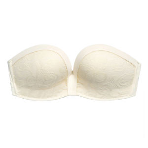 INTIMA Wirefree Strapless Push up Bra Hand Shape Anti-Slip Push Size Support Lift Women Underwear