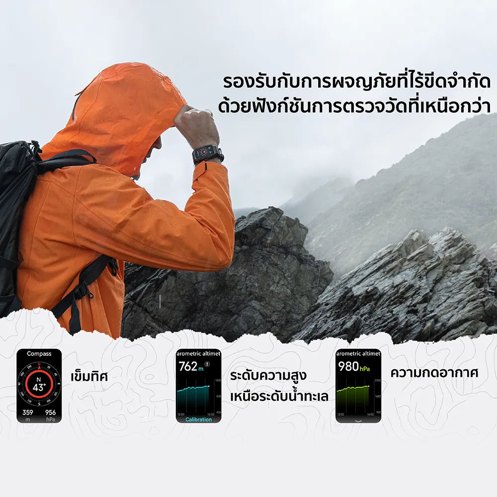 KOSPET TANK X2 Ultra สมาร์ทวอทช์ Bluetooth Calling AMOLED 1.64 นิ้ว กันน้ำ 5 ATM + IP69K -2Y https://wayoza.com