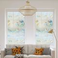 (45cm*200cm) GS Window Privacy Film – Decorative Frosted Glass Sticker, Removable & Non-Adhesive for Home & Office. 