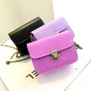 Tas Import Selempang Bahu Tali Rantai Shoulder Sling Bag Wanita Mini Kecil Lucu Menyimpan HP Model Ala Korea Import Terbaru Murah - FTS003