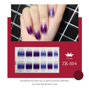 1SET FINGER DIY NAIL ART STICKER WATERPROOF | 一套防水手指甲贴纸