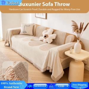 [Vodool Brand Center]Anti-cat Scratch Sofa Cushion Cover Sofa Blanket Carpet for Home Four Season Living Room Couch Seat