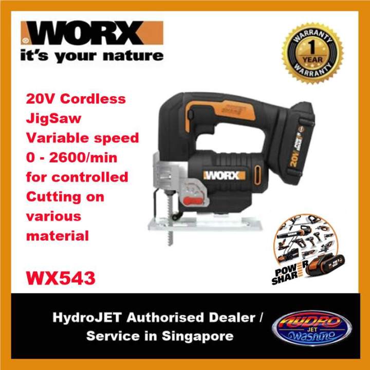 Worx 20V Cordless Power JigSaw Lazada Singapore