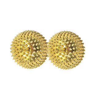 1Pair Big Size Home Fitness Yoga Ball Magnetic Acupuncture Therapy Hand Massage Balls Relax Sore Sole Acupoint Muscle Pain Relief Body Massager Tool