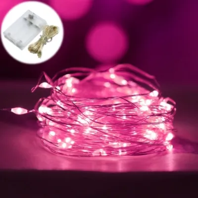MP Lampu LED Baterai Kawat Mini 10M Lampu Tumblr Mini Lampu Dekorasi