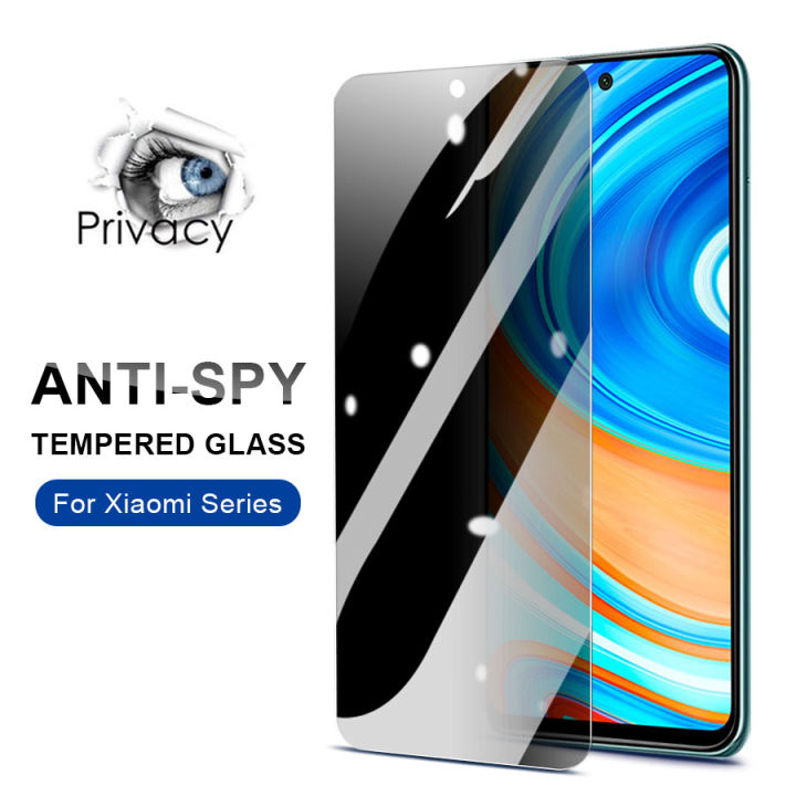 Privacy Tempered Hd Glass For Xiaomi Redmi Note 13 12 Mi 12 11 Lite