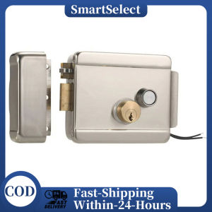 Smart Electric Gate Door Lock Secure Electric Metallic Lock Electronic Door Lock Door Access Control for Home Office Apartment Warehouse