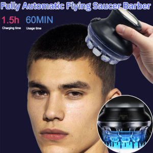 Magic Hair Salon Flying Saucer Electric Hair Clipper USB Home Electric Hair Clippers Mens Full Body Washable