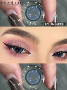 Eyeshare 1 cặp 2 chiếc kính áp tròng Diamond series 14.5mm đôi mắt to  kính áp tròng tự nhiên