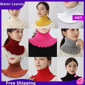 [Water]Hot Sale Freeshipping Giữ ấm và lạnh ngoài trời phụ nữ ấm áp dệt kim giả cổ áo dày cao cổ giả khăn quàng cổ có thể tháo rời cổ khăn