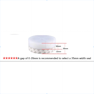 Door Bottom Seal Strip Weather Window Rubber Seal Weather strip Windproof Dust Self Adhesive Door Windshield Sealing Tape