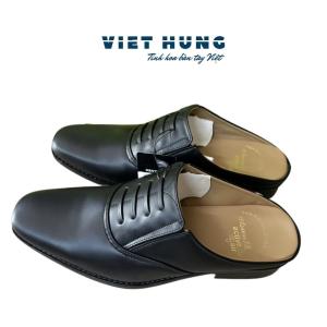 Giày Da Sục Nam Không Gót Da Thật mã 061