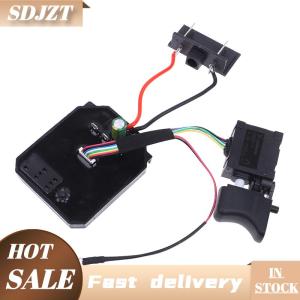 SDJZT 1Pc Control Board+1Pc Switch 18V 21V For Dayi 2106 Brushless Electric Wrench Motherboard Accessories Speed Switch Brushless Control Board