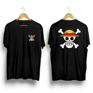 Baju Kaos bendera Onepiece bajak laut anime japan mugiwara bendera one piece jolly roger