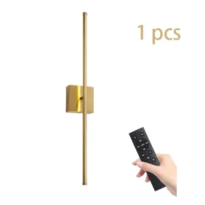 Wireless Rechargeable Sconce with Remote Control Battery Powered Touch Switch Black Wall Mounted Lamp Bedroom Hallway Living Room Indoor Lighting Fix