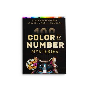 TURHA Creative Color by Number Book Clear Lines Thickened Graffiti Drawing Book Mystery Sketchbook Intricate Art Painting Pad Leisure