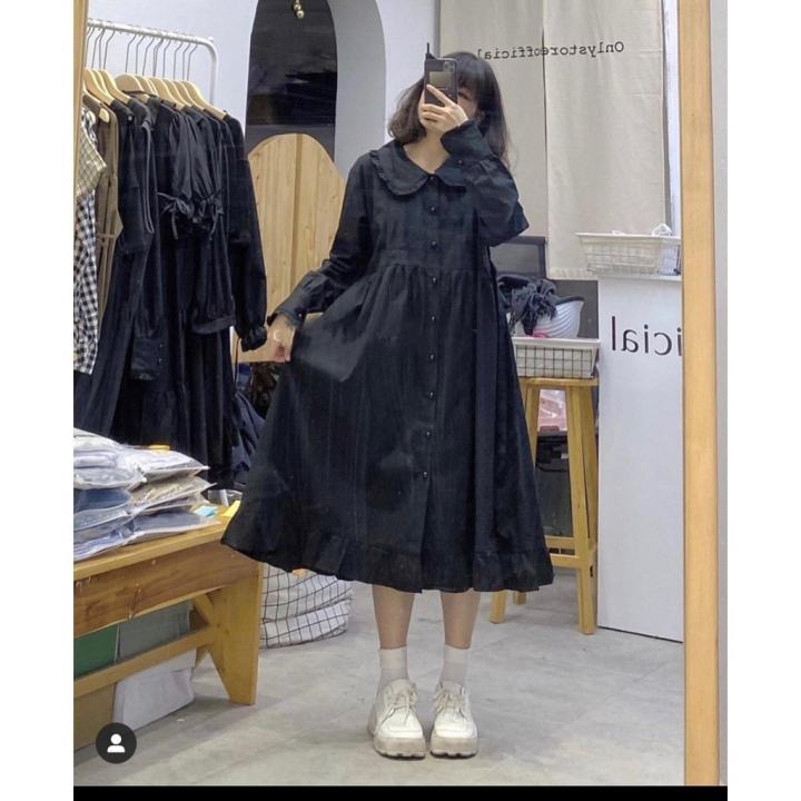 Mua Set áo+váy nhung siêu cute Ulzzang Girl | Tiki