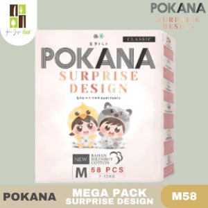 Pokana Pants Surprise Desain UK S / M / L / XL / XXL / Mega Pack / Popok Bayi / Popok Sekali Pakai / Popok Celana