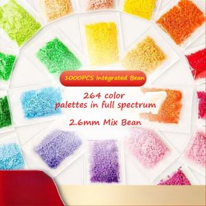 1000PCS DIY Perler Fuse Beads MARD色号拼豆补充包 Supplementary Package MARD Color Code for Kids Adults Chirdren Gift
