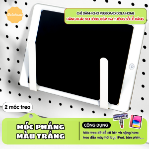 Móc treo kim loại Dola Home để đầu máy hút bụi Ipad mát tính bảng sách đồ dùng gia đình phụ kiện bảng Pegboard
