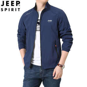 Jeep Tinh Thần Người Đàn Ông Của áo khoác Jacket nhẹ mỏng mùa hè cổ đứng bảo vệ khỏi ánh mặt trời Upf50 + Du Lịch Ngoài Trời bảo vệ khỏi tia UV Câu cá chống nước Phù Hợp Với Áo Khoác