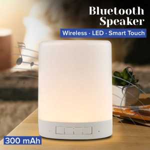 Musik Box Bluetooth Bass Speaker 2in1 Wireless LED Smart Touch 300 mAh