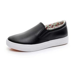 Ladies Korean Fashion Comfort Slip On Rubber Shoes Loafers Flat Breathable Casual Walking Shoes For Women