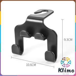 Klimo Multifunctional Car Cup Holder Seat Back Bag Hanging Hook Rear Seat Phone Support Stand Storage