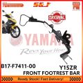 100 % ORIGINAL YAMAHA Y15 Y15ZR V1 V2 FRONT FOOTREST BAR B17-7411-00. 