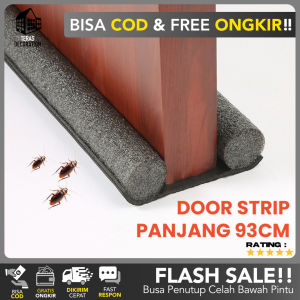BUSA PENUTUP CELAH BAWAH PINTU (FREE ONGKIR) Foam Penutup Celah Lubang Pintu 93cm Penghalang Debu Binatang Serangga Anti Kecoa Dan Suara / Alas Pelindung Sela Sela Pintu Twin Draft Door Seal Foam / pelindung celah pintu / penyekat pintu