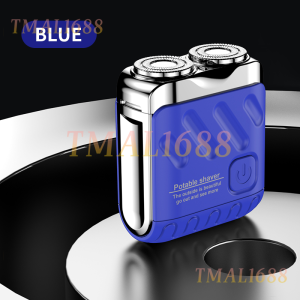 ⚡Ready Stock⚡【Efficient Shaving No Snagging】Rotary Dual-Ring Electric Shaver Razor/ Mini Portable Razor Shaver/ Mens Travel Shaver/ Waterproof Automatic Razor/ Gift For Men/ 旋转式双环电动剃须刀刮胡刀