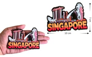 Travel SINGAPORE Stunning magnets. Beautiful Art Lasting Memories Souvenir