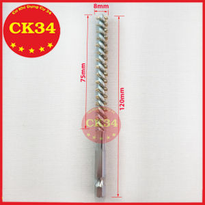 Bàn chải đánh gỉ chổi đánh gỉ vệ sinh lỗ thông ống các kích cỡ từ 8-25mm gắn máy khoan