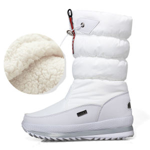 Women snow boots platform winter boots thick plush waterproof non-slip boots fashion women winter shoes warm fur botas mujer