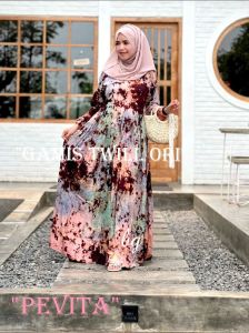 Gamis Twill BG COLLECTION Motif VENUS "READY STOK SIAP KIRIM S M L XL JUMBO " GTF