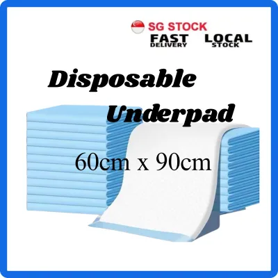 (SG Jolnest) Economical 60X90 cm Adult Nursing Disposable Underpad/Bed pad /Incontinence Pad /maternity pad /diaper changing pad