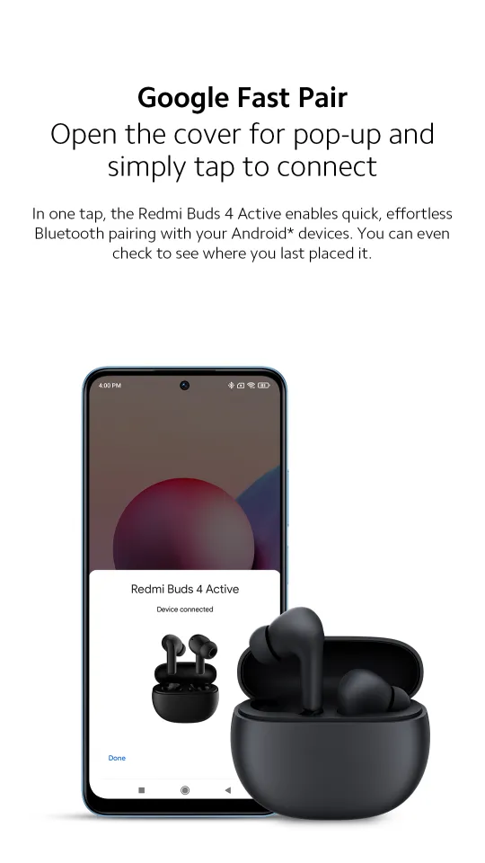 New Arrival-Redmi Buds 4 Active Bluetooth 5.3/Fast Charging/Touch Control