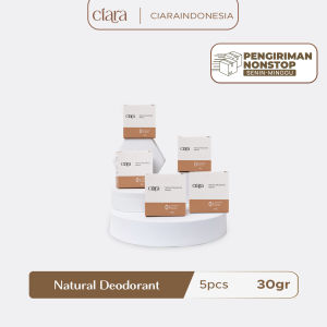 [Bundle 5Pcs] Ciara Natural Deodorant Penghilang Bau Badan dan Ketiak Natural Anti Odor 30Gr