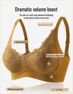 Underwear Stylish and not Collapsing Gathering and Adjusting Bra Upgrade Jelly Gel Lift
