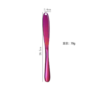 Dao cắt bơ cắt bánh mì  2 đầu inox loại tốt  - Dao phết tiện gọn phù hợp tay cầm - phụ kiên ăn sáng - ăn cơm - cắt bánh mì -