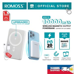ROMOSS WSC10 10000mAh 15W Wireless  PD20W Fast Charging iPh
