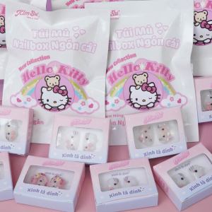 KimSu Nailbox - Túi mù Nailbox (02) Ngón cái- BST Hello Kitty gel nổi siêu xinh