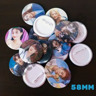 [READYSTOCK] Kpop H Hd Round Badge/Bookmark/Keychain/Mirror/Fridge Magnet Button nct exo straykids enhypen boynextdoor