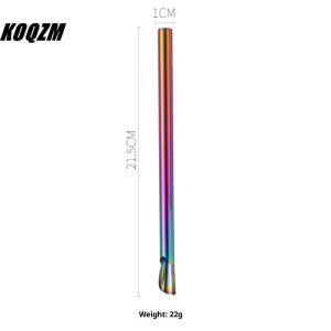KOQZM Reusable 304 Stainless Steel Straw Pearl Milkshake Bubble Tea Straw Stirring Smoothie Spoon Shaped Straw