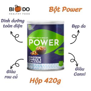 Bột Ngũ Cốc Rau Củ Power 420g - Bí Đỏ Food - Sữa Hạt Bổ Sung Dinh Dưỡng Cho Bé