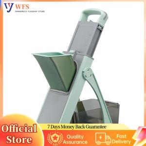 【Flagship】Wipe Silk Tool 304 Stainless Steel Lemon Slicing Tool Adjustable Salad Chopper for Potato Carrot Tomato Cucumber
